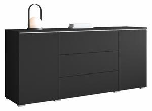Komód Mirfivo 102, Laminált forgácslap, 66x150x40cm, Grafit