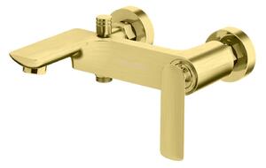 Kohlman Experience Brushed Gold kád és zuhany csaptelep fali WARIANT-aranyU-OLTENS | SZCZEGOLY-aranyU-GROHE | arany QW110EGDB