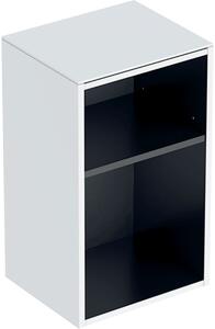 Geberit Smyle Square szekrény 36x29.9x60 cm oldalt függő fehér-fekete 500.358.00.1