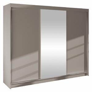 Gardróbszekrény Closico Durion I, Laminált forgácslap, 215x200x58cm, Kasmír