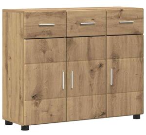 VidaXL Széf FLORIN 88,5 x 30,5 x 73 cm Artisan tölgy Szerelt Fa