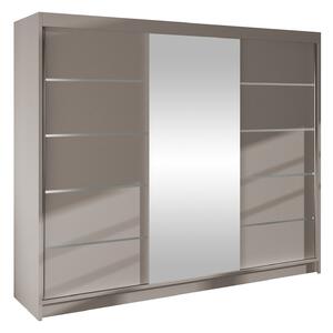 Gardróbszekrény Closico Durion IV, Laminált forgácslap, 215x200x58cm, Kasmír