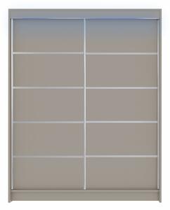 Gardróbszekrény Closico Vastor IV, Laminált forgácslap, 200x150x58cm, Kasmír
