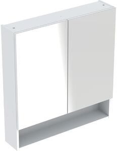 Geberit Selnova Square szekrény 58.8x17x85 cm tükörrel fehér 501.264.00.1