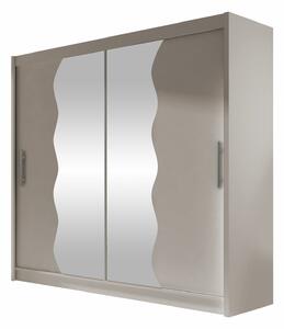 Gardróbszekrény Closico Pallor X, Laminált forgácslap, 215x180x57cm, Kasmír