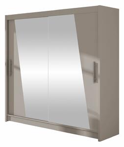 Gardróbszekrény Closico Pallor XIV, Laminált forgácslap, 215x180x58cm, Kasmír