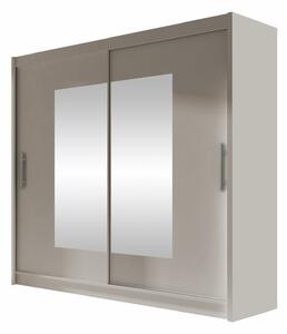 Gardróbszekrény Closico Pallor VII, Laminált forgácslap, 215x180x58cm, Kasmír