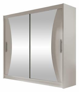 Gardróbszekrény Closico Pallor V, Laminált forgácslap, 215x180x57cm, Kasmír