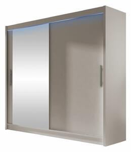 Gardróbszekrény Closico Pallor VI, Laminált forgácslap, 215x180x58cm, Kasmír