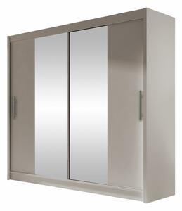 Gardróbszekrény Closico Pallor II, Laminált forgácslap, 215x180x58cm, Kasmír