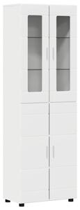 VidaXL Magasfiú FLORIN 60 x 35 x 182 cm Fehér Szerelt Fa