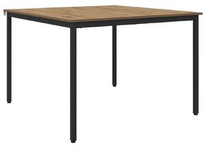 VidaXL Étkezőasztalok 110 x 110 x 75 cm Szerelt Fa Kézműves Tölgy