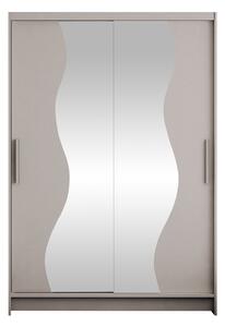 Gardróbszekrény Closico Pacron S, Laminált forgácslap, 200x120x58cm, Kasmír