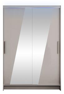 Gardróbszekrény Closico Pacron VIII, Laminált forgácslap, 200x120x58cm, Kasmír