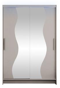 Gardróbszekrény Closico Pacron S, Laminált forgácslap, 200x120x58cm, Kasmír