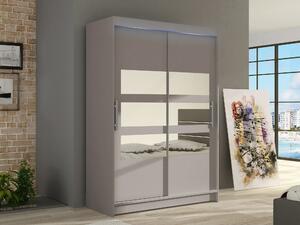 Gardróbszekrény Closico Pacron V, Laminált forgácslap, 200x120x58cm, Kasmír