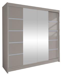 Gardróbszekrény Closico Cavaris V, Laminált forgácslap, 215x180x58cm, Kasmír