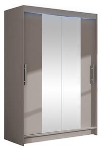 Gardróbszekrény Closico Pacron II, Laminált forgácslap, 200x120x58cm, Kasmír