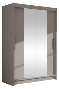 Gardróbszekrény Closico Pacron II, Laminált forgácslap, 200x120x58cm, Kasmír