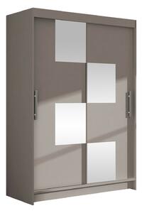Gardróbszekrény Closico Pacron III, Laminált forgácslap, 200x120x58cm, Kasmír