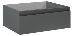 Oltens Vernal szekrény 60x45.6x23.6 cm Függesztett, mosdó alatti grafit 60009400