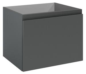 Oltens Vernal szekrény 60x45.6x47 cm Függesztett, mosdó alatti grafit 60013400