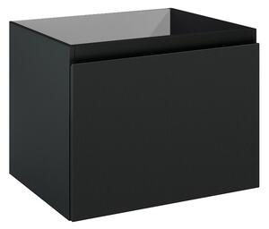 Oltens Vernal szekrény 60x45.6x47 cm Függesztett, mosdó alatti fekete 60013300