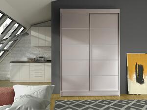 Gardróbszekrény Closico Salvor IV, Laminált forgácslap, 200x120x58cm, Kasmír