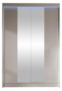 Gardróbszekrény Closico Salvor II, Laminált forgácslap, 200x120x58cm, Kasmír