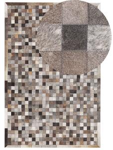 Színes Patchwork Marhabőr Szőnyeg 160 x 230 cm ARMUTLU