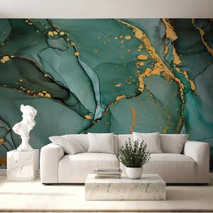 Fotótapéta Luxus Onyx márvány fémes repedésekkel, Fotótapéta absztrakt, u50235d2 : Uwalls.hu