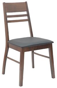 VidaXL Étkező Székek 2 pcs Világos Barna 43 x 54 x 89 cm Tömör Gumi Fa