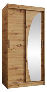 Gardróbszekrény Hartford 498, Laminált forgácslap, 200x100x62cm, Artisan tölgy