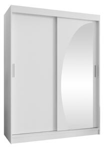 Gardróbszekrény Hartford 503, Laminált forgácslap, 200x150x62cm, Fehér