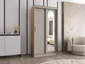 Gardróbszekrény Hartford 505, Laminált forgácslap, 200x100x62cm, Kasmír