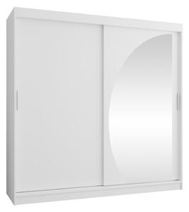 Gardróbszekrény Hartford 507, Laminált forgácslap, 200x200x62cm, Fehér