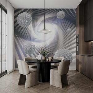 Fotótapéta 3D alagút és gömbök, 3d fotótapéta, u03120d1 : Uwalls.hu
