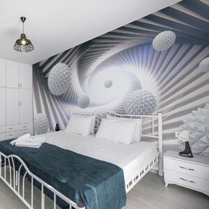 Fotótapéta 3D alagút és gömbök, 3d fotótapéta, u03120d2 : Uwalls.hu