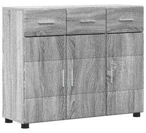 VidaXL Széf FLORIN 88,5 x 30,5 x 73 cm Szürke Sonoma Szerelt Fa