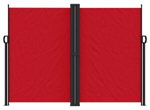 VidaXL piros behúzható oldalsó napellenző 180 x 1200 cm