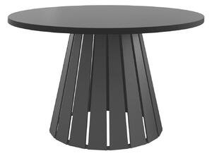 Dohányzóasztal Oswego 134, Fém, 43cm, Fekete