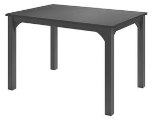 Asztal Oswego 135, 76x80cm, Fekete
