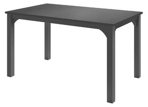 Asztal Oswego 136, 76x80cm, Fekete