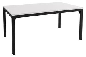 Dohányzóasztal Oswego 138, Fém, 50x60cm, Fehér, Fekete