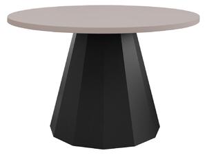 Dohányzóasztal Oswego 139, Fém, 45cm, Kasmír, Fekete