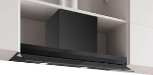 BOSCH DBB97DP60 Beépíthető design páraelszívó - Serie6 - Home Connect &amp; Hob-Hood Control - 90cm - max. 699 m3/h - 3+1 fokozat - Fekete készülékház - Üveg légterelő panel - DirectSlelect TouchControl vezérlés az üveg panelen