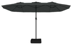 VidaXL Dupla Tetős Napernyő - 449x265 cm - Antracitszürke