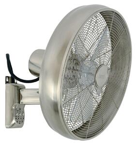 Breeze fali ventilátor, króm színű/átlátszó, Ø 41 cm – Beacon Beacon Lighting, Breeze, Fémes, Nappali, Műanyag