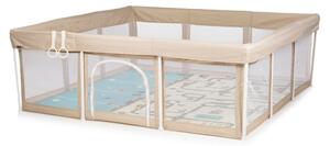 Chipolino Easy babakarám összecsukható 180x180 cm - beige
