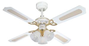 Princess Trio fehér, csendes ventilátor, átmérő 105 cm – Westinghouse Westinghouse, Princess Trio, Fehér, Nappali, Fa